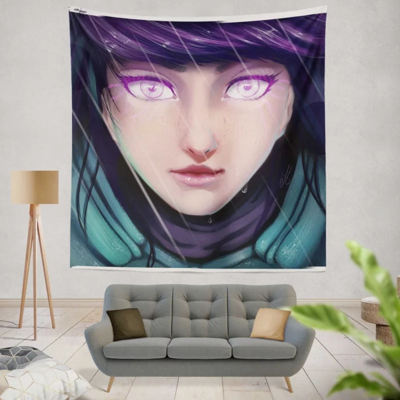 Neji and Hinata Clan Legacy Anime Wall Tapestry