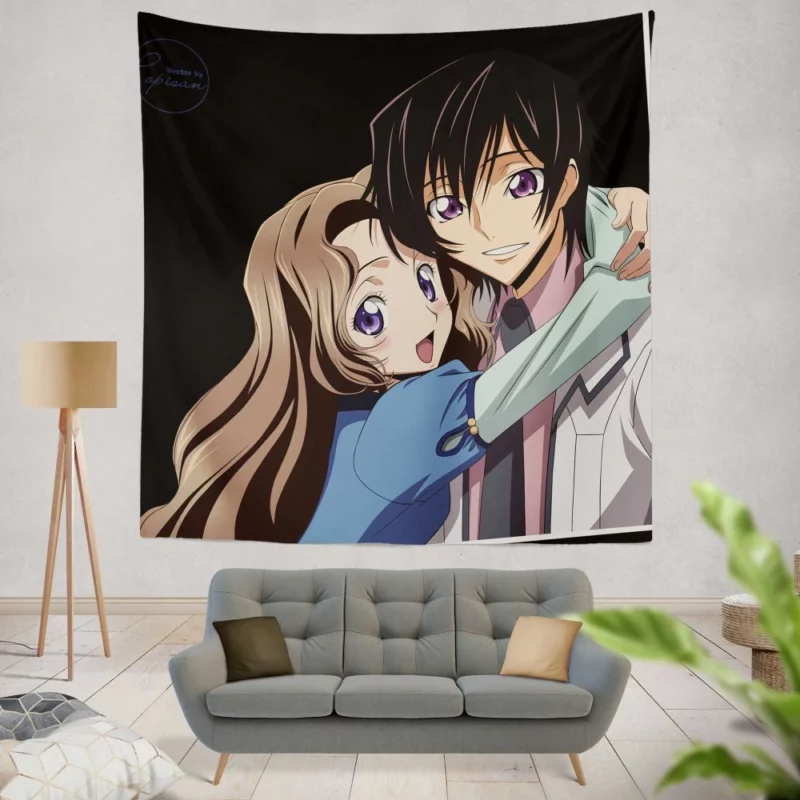 Nunnally & Lelouch Reunion Anime Wall Tapestry