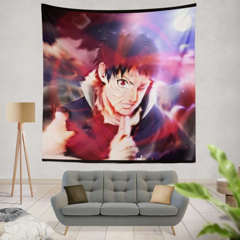 Obito Kamui Dimensional Power Anime Wall Tapestry