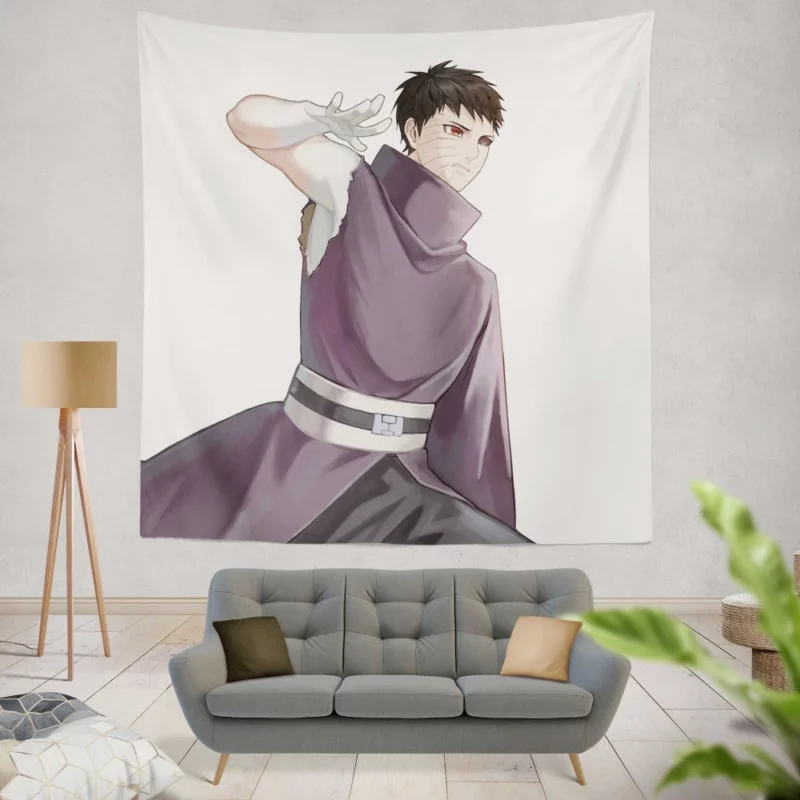 Obito Uchiha Echoes of the Past Anime Wall Tapestry