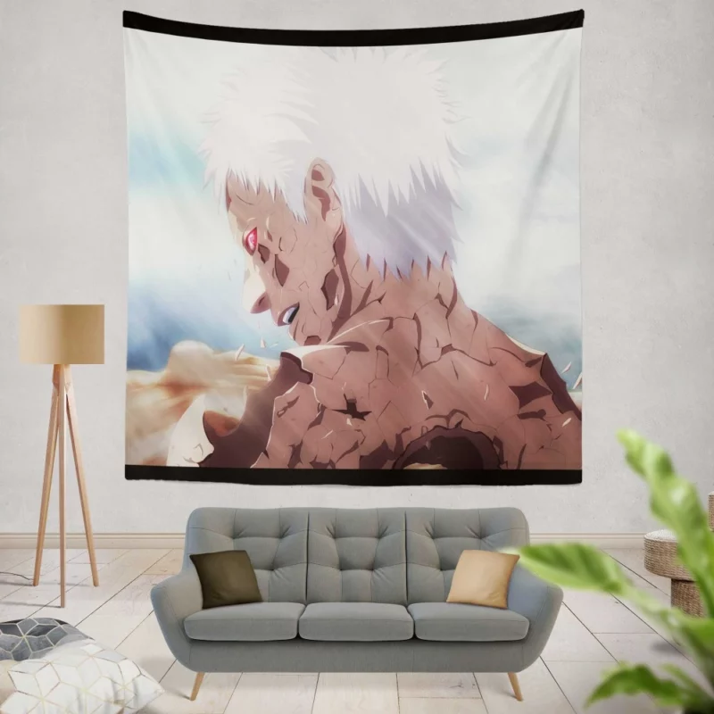 Obito Uchiha Masked Enigma Anime Wall Tapestry