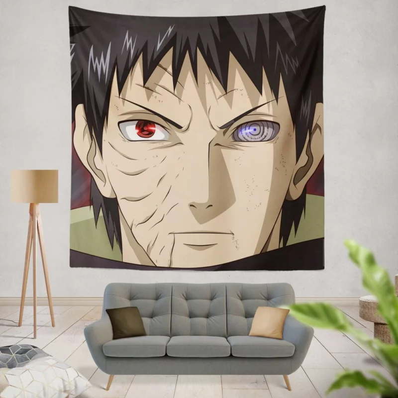 Obito Uchiha Road to Redemption Anime Wall Tapestry