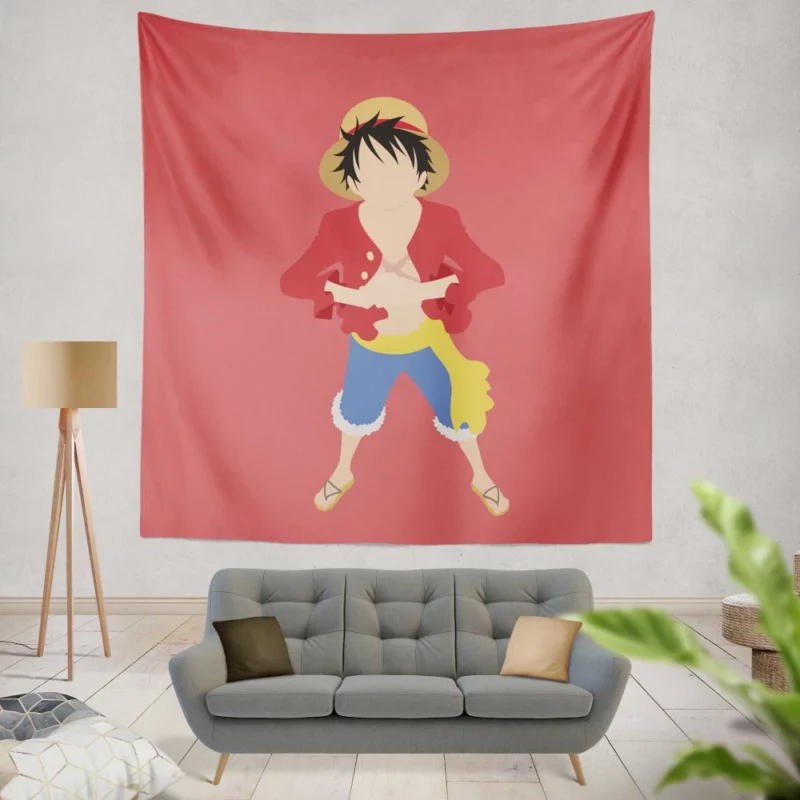 One Piece Monkey D. Luffy Anime Wall Tapestry
