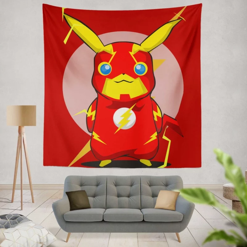 Pikachu Original Icon Anime Wall Tapestry