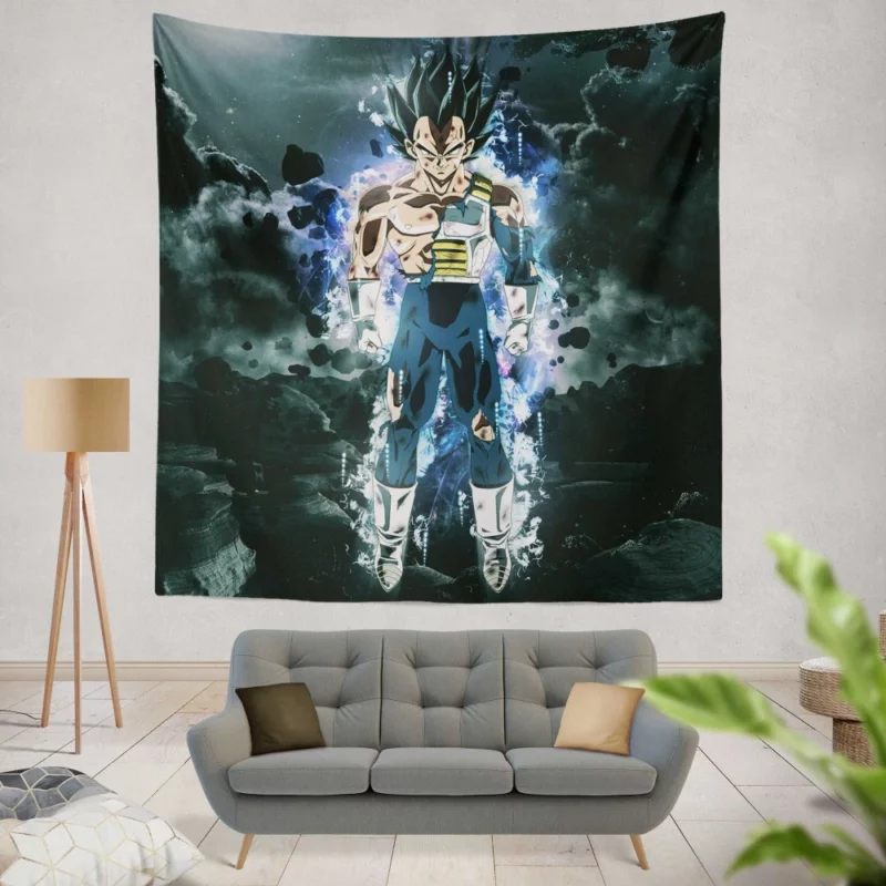 Prince of Saiyans Vegeta Journey Anime Wall Tapestry