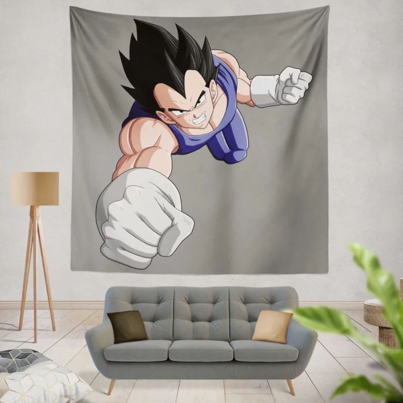 Prince of Saiyans Vegeta Saga Anime Wall Tapestry