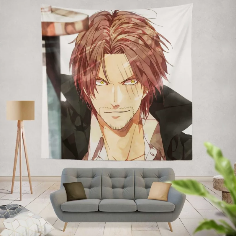 Red-Haired Shanks One Piece Icon Anime Wall Tapestry