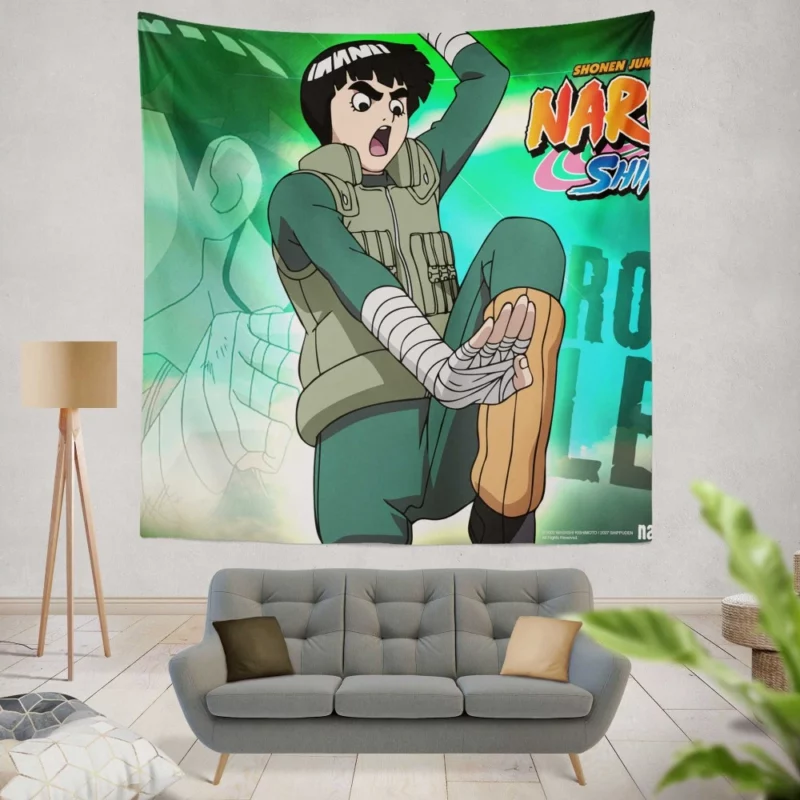 Rock Lee Taijutsu Specialist Anime Wall Tapestry