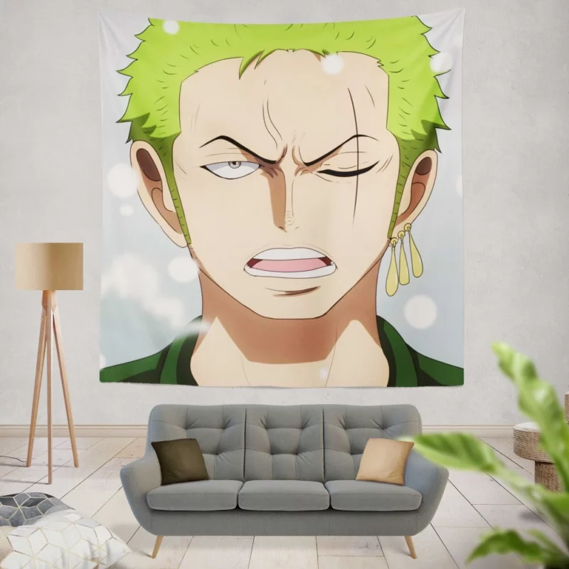 Roronoa Zoro Blade of Destiny Anime Wall Tapestry