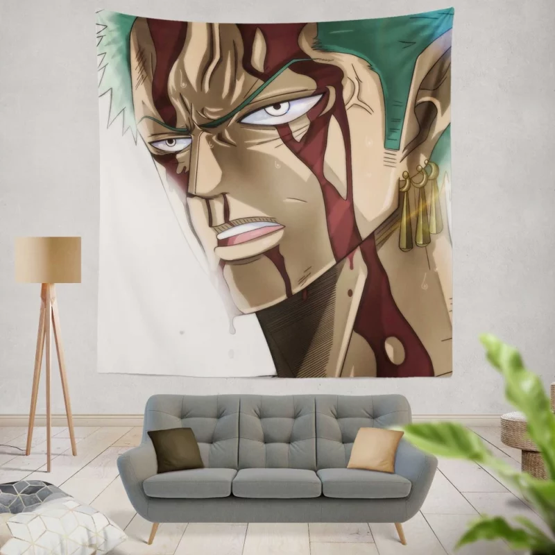 Roronoa Zoro Swordmaster Legacy Anime Wall Tapestry