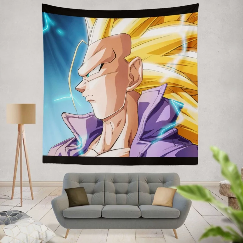 SSJ3 Trunks A Formidable Force Anime Wall Tapestry