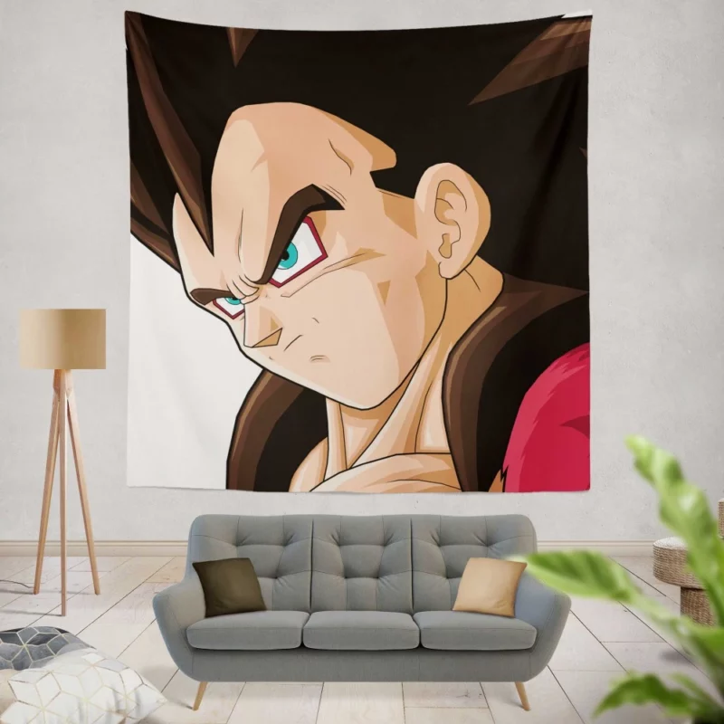 SSJ4 Evolution Vegeta Power Anime Wall Tapestry