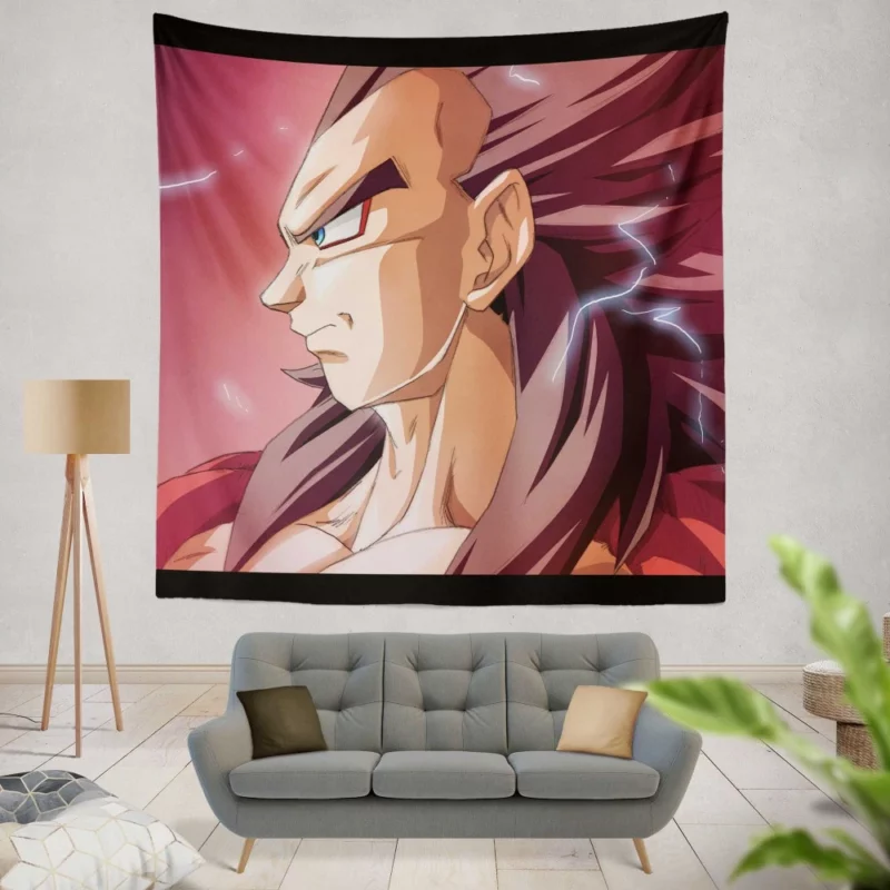 SSJ4 Fusion Vegeta Mighty Form Anime Wall Tapestry