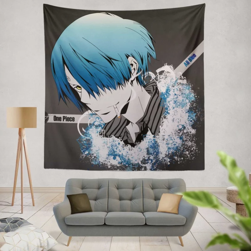 Sanji All Blue Dreamer Anime Wall Tapestry