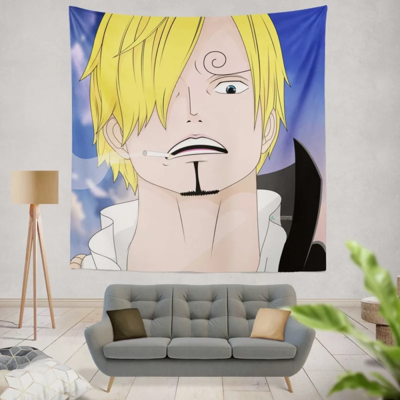 Sanji Culinary Adventures Anime Wall Tapestry