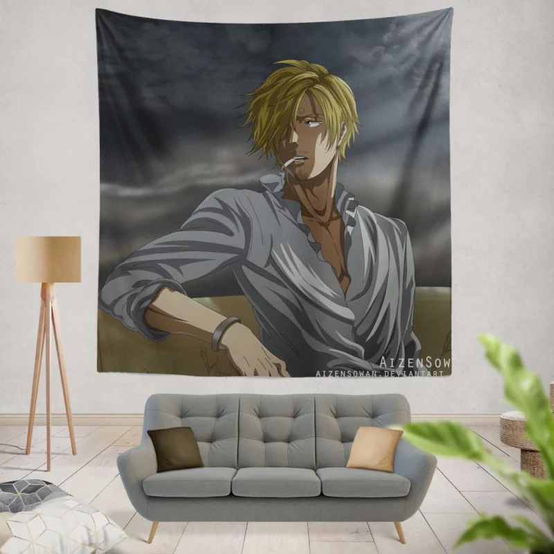 Sanji Master of Cuisine Anime Wall Tapestry