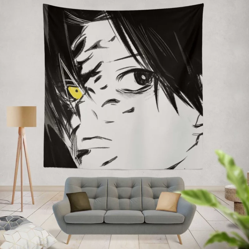 Sasuke Quest Shinobi Adventure Anime Wall Tapestry