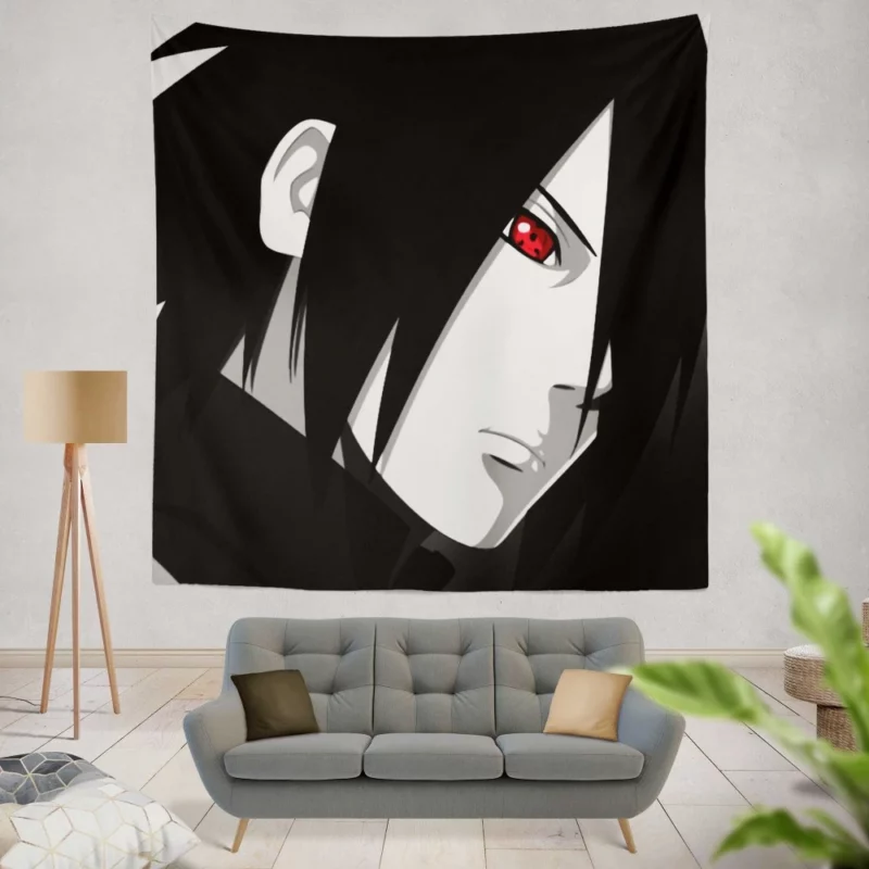 Sasuke Uchiha Ninja Anime Wall Tapestry