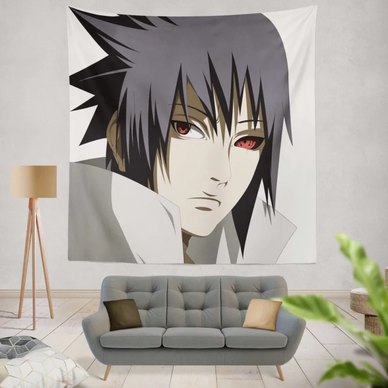 Sasuke Uchiha Redemption Path Anime Wall Tapestry