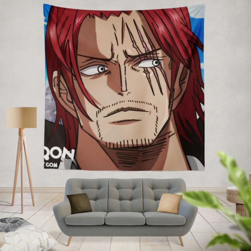 Shanks Legendary Pirate Anime Wall Tapestry