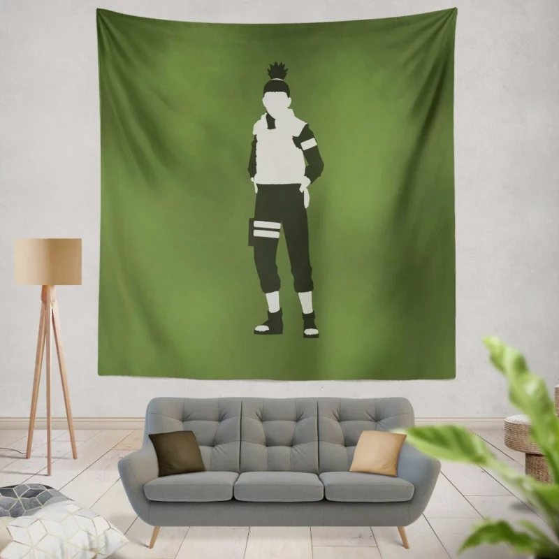 Shikamaru Nara Shinobi Journey Anime Wall Tapestry