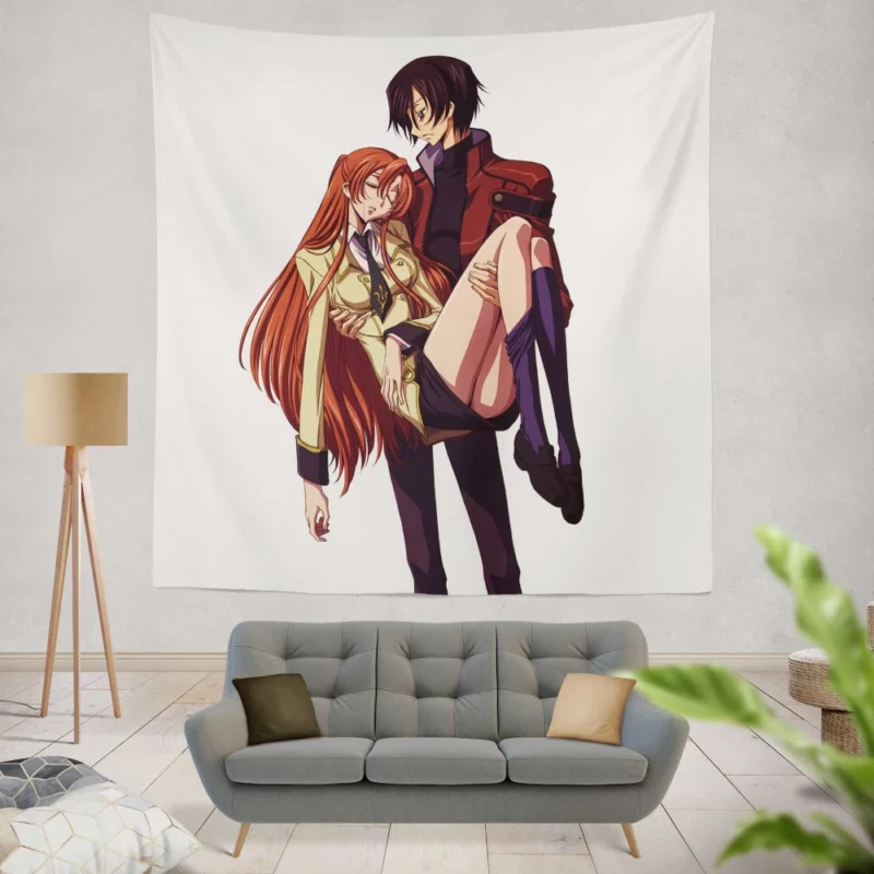 Shirley & Lelouch Destiny Anime Wall Tapestry