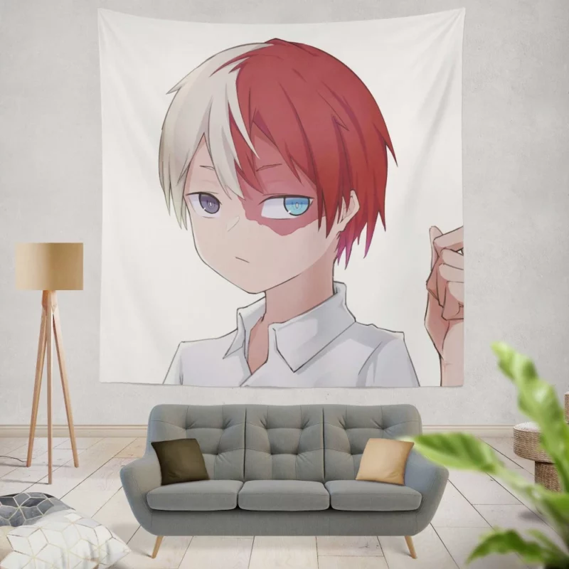 Shoto Todoroki Hidden Potential Anime Wall Tapestry