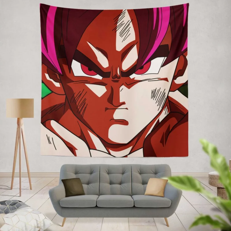 Son Goku Hero of Dragon Ball Super Anime Wall Tapestry