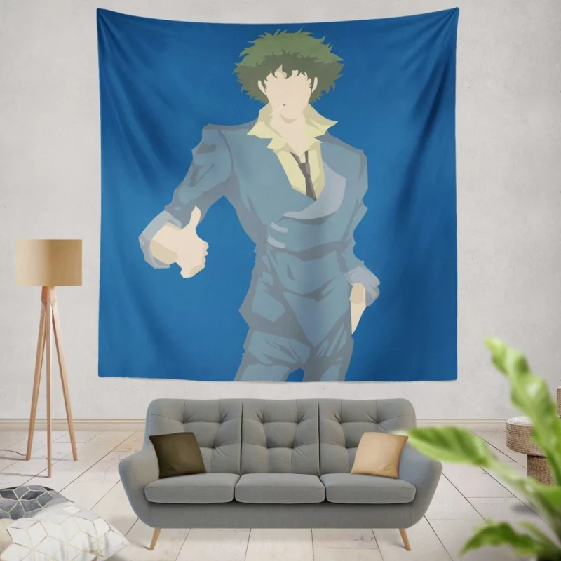 Spike Spiegel Bounty Hunter Extraordinaire Anime Wall Tapestry