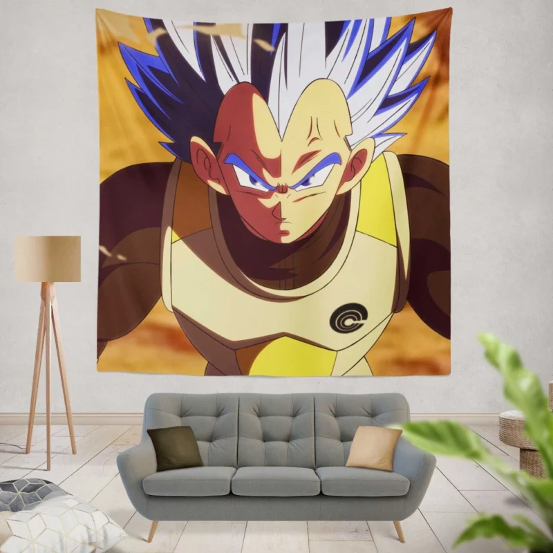 Super Saiyan Blue Vegeta Heroic Quest Anime Wall Tapestry