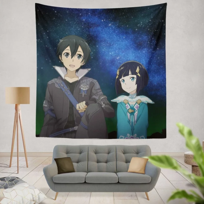 Sword Art Online II Kirigaya Path Anime Wall Tapestry