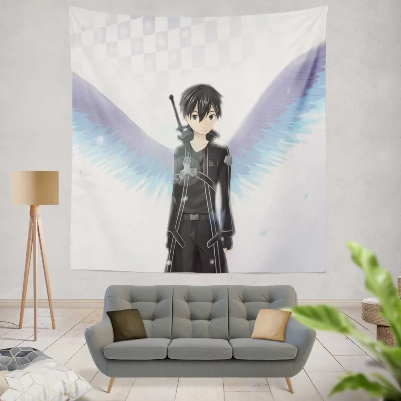 Sword Art Online Kirigaya Role Anime Wall Tapestry