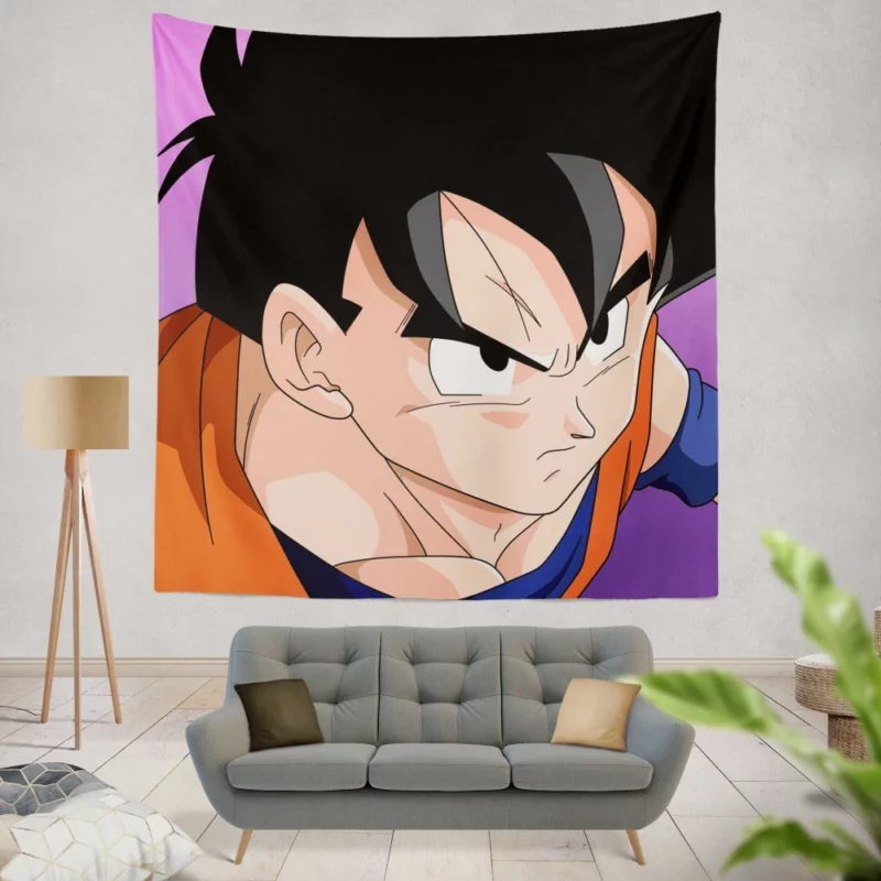 Teen Gohan Formidable Young Warrior Anime Wall Tapestry