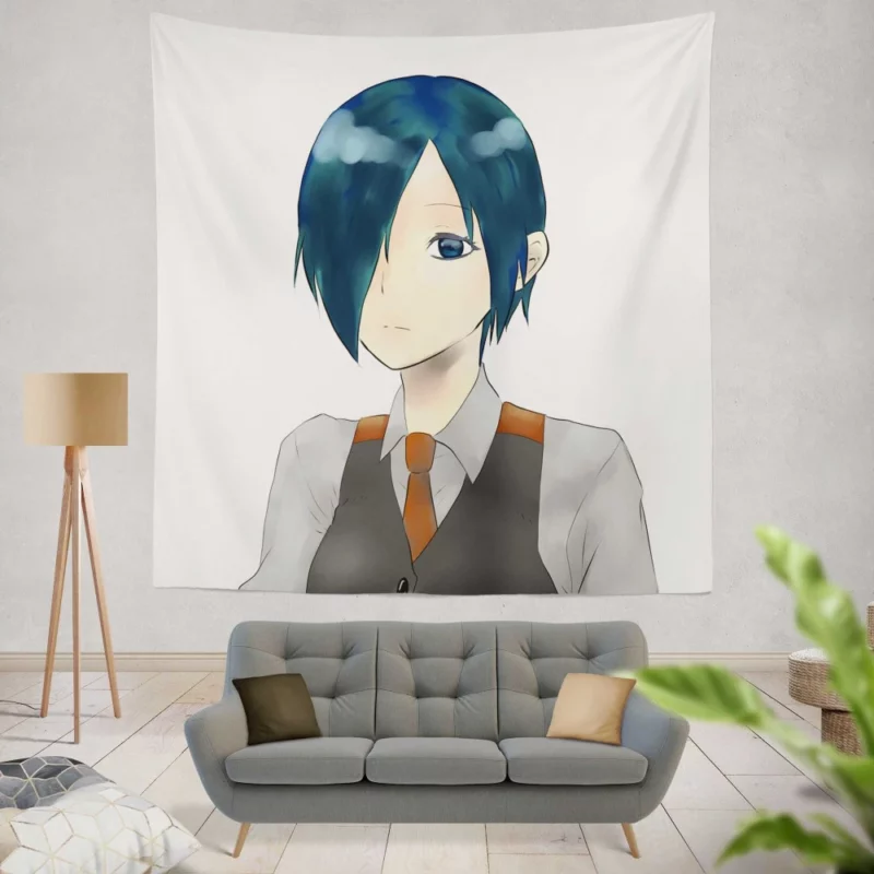 Tokyo Ghoul Enigmatic Touka Kirishima Anime Wall Tapestry