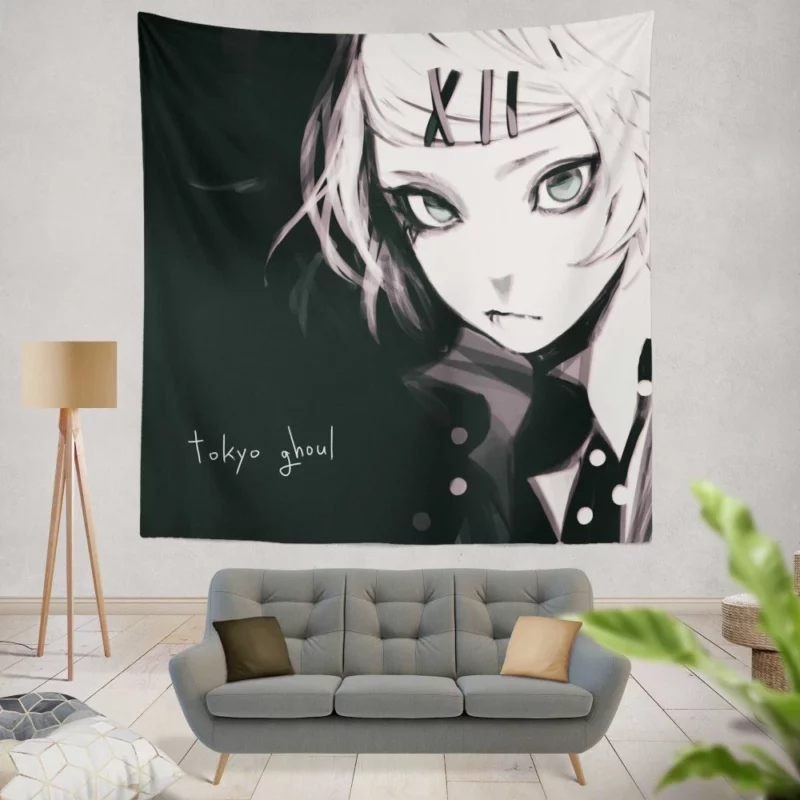 Touka Kirishima Ghoul Light Anime Wall Tapestry