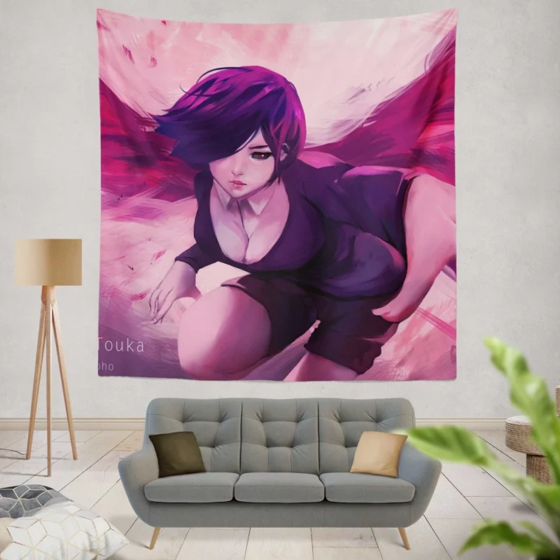 Touka Kirishima Quiet Enigma Anime Wall Tapestry