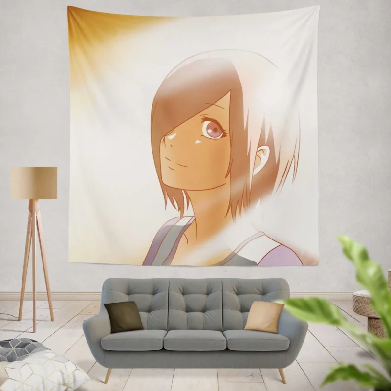 Touka Kirishima Sunlit Smile Anime Wall Tapestry