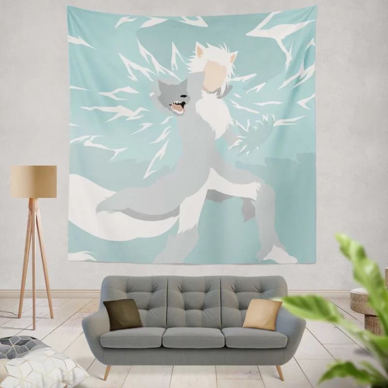 Toushiro Hitsugaya Icy Hero Anime Wall Tapestry