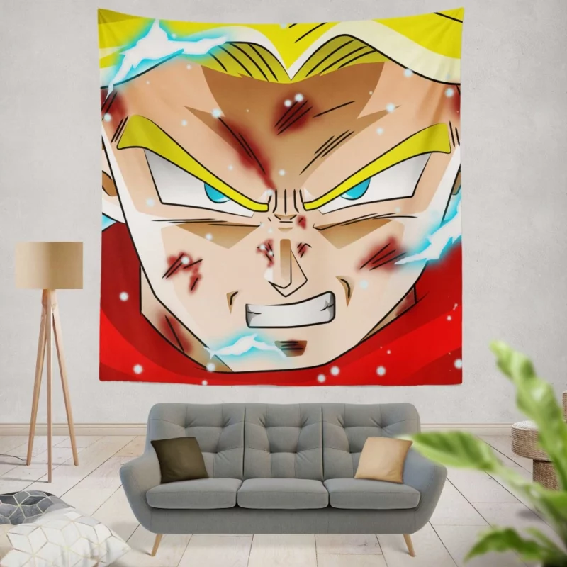 Trunks Saiyan Savior Anime Wall Tapestry