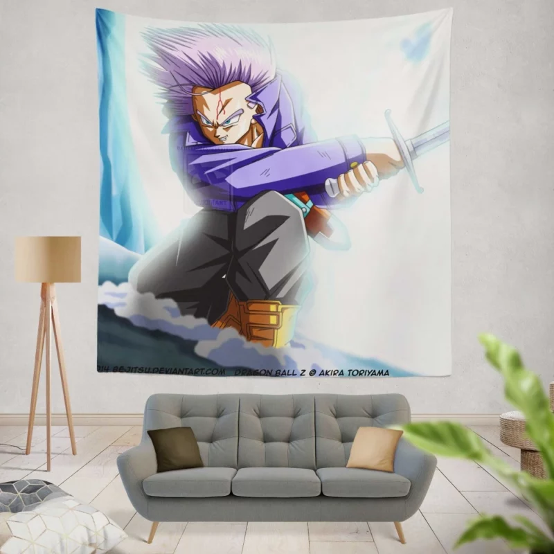 Trunks Unforgettable Character Anime Wall Tapestry