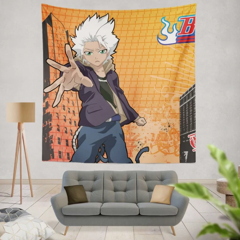 T?shir? Hitsugaya Frigid Guardian Anime Wall Tapestry