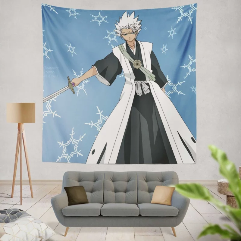 T?shir? Hitsugaya Frozen Vigilance Anime Wall Tapestry