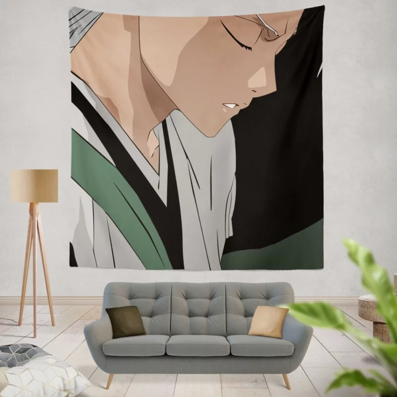 T?shir? Hitsugaya Ice-Clad Captain Anime Wall Tapestry