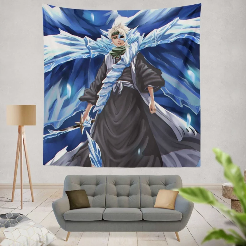 T?shir? Hitsugaya Soul Reaper Anime Wall Tapestry