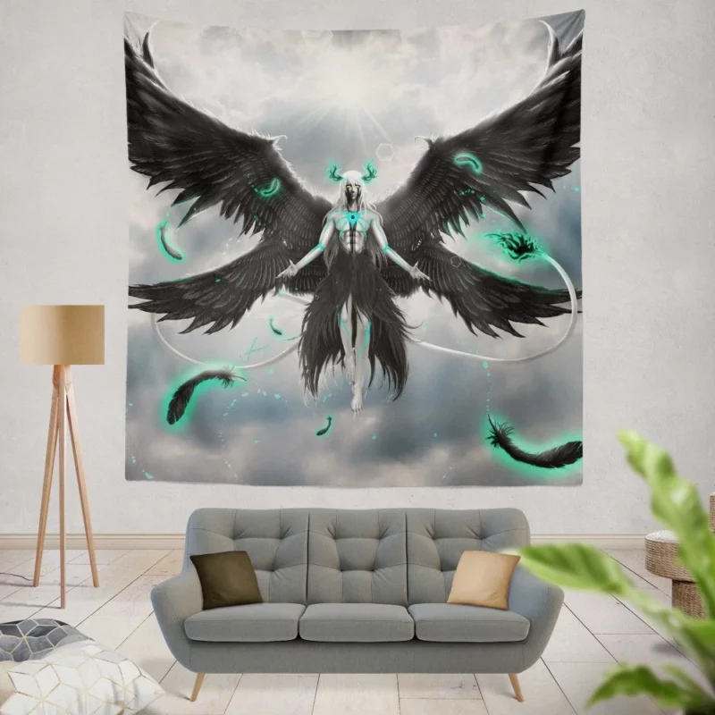 Ulquiorra Cifer Heart of Darkness Anime Wall Tapestry