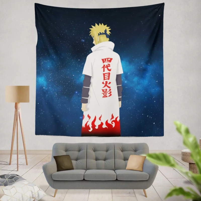 Unraveling Minato Namikaze Legacy Anime Wall Tapestry