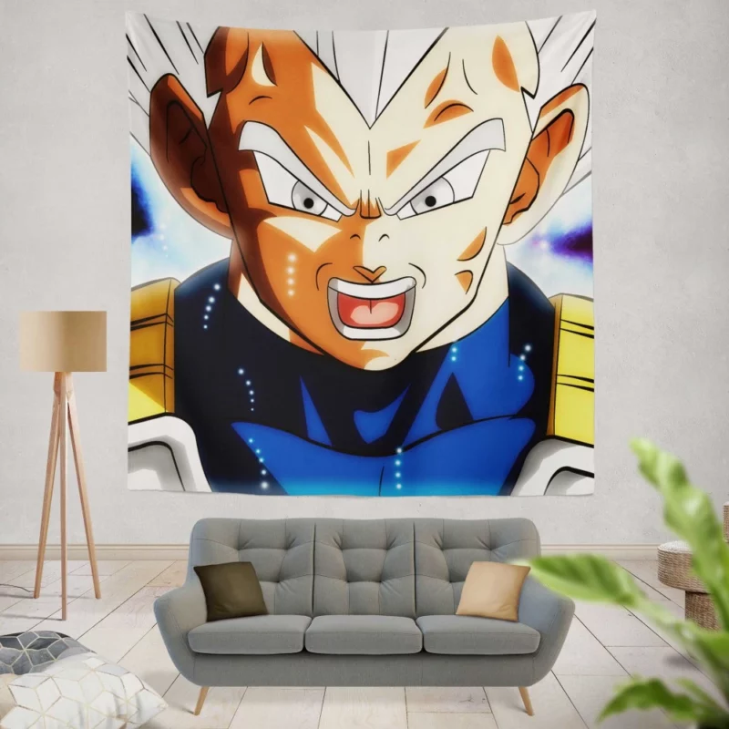 Vegeta Pursuit of Ultra Instinct Anime Wall Tapestry