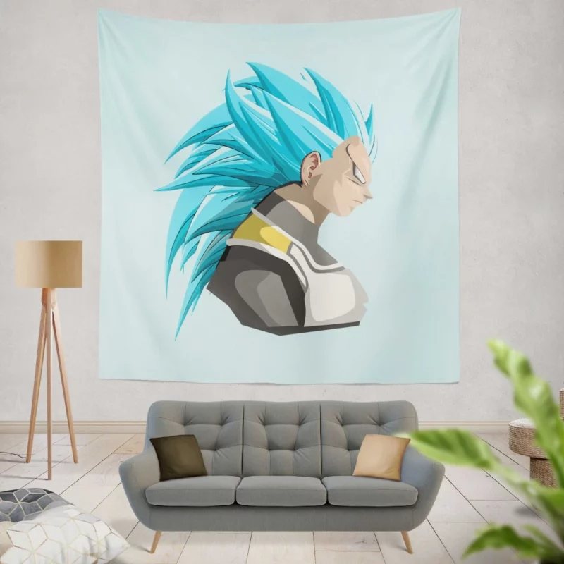 Vegeta Saiyan Prince Odyssey Anime Wall Tapestry