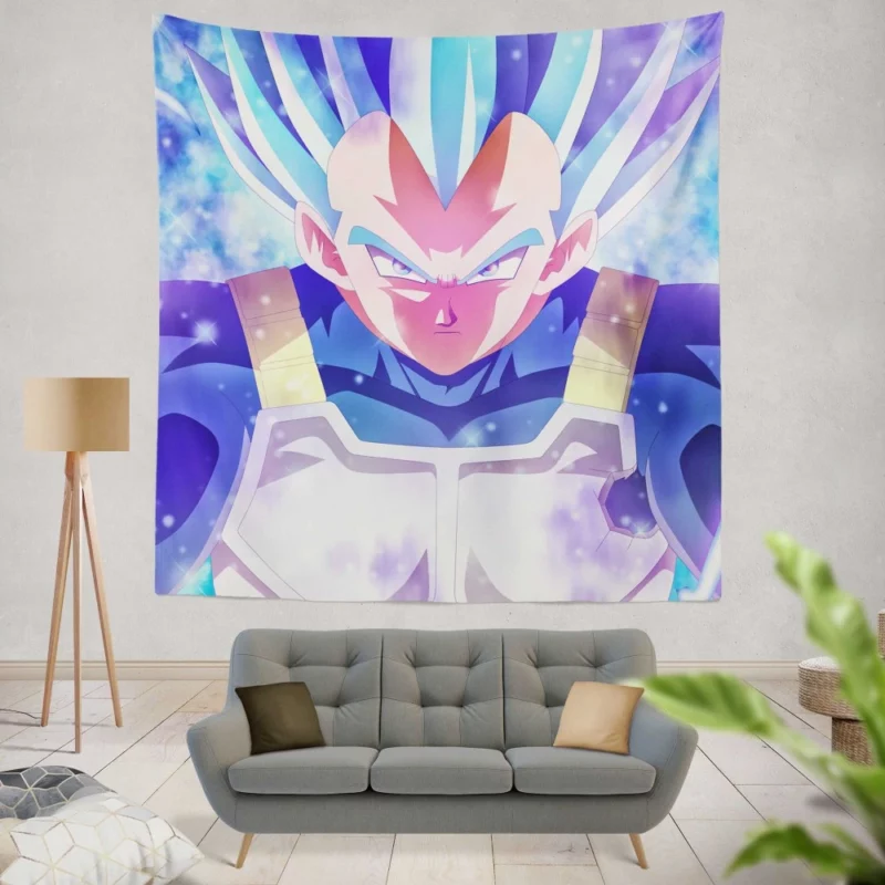 Vegeta Unstoppable Evolution Anime Wall Tapestry