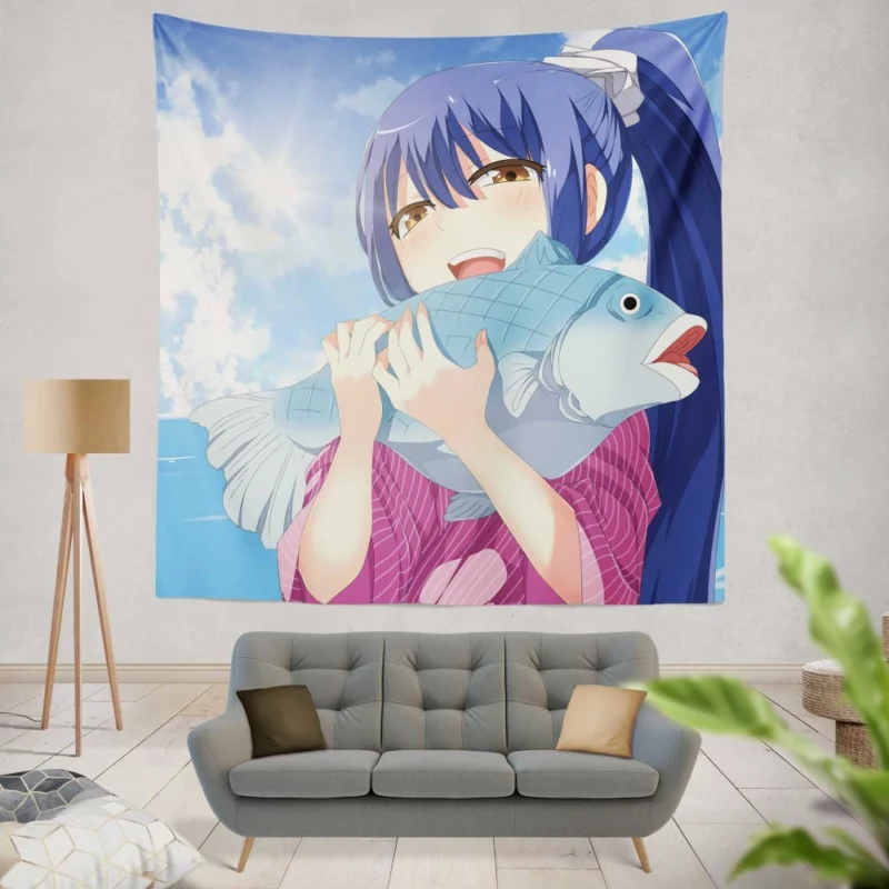 Wendy Marvell Fairy Tail Sky Maiden Anime Wall Tapestry